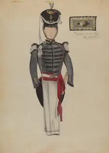 Sargent's Dress Uniform, c. 1936. Creator: Jean Gordon