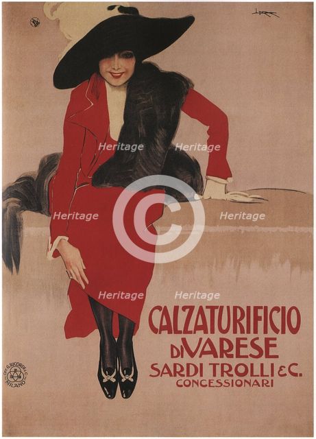 Sardi Trolli Shoes, 1897. Artist: Mataloni, Giovanni (1869-1944)