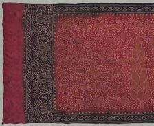 Sari, 1800s. Creator: Unknown