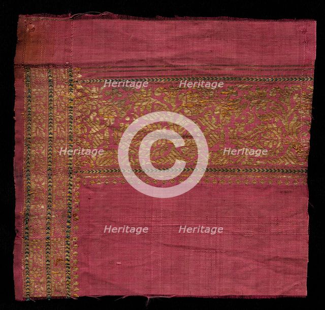 Sari (Fragment), 1800s. Creator: Unknown.