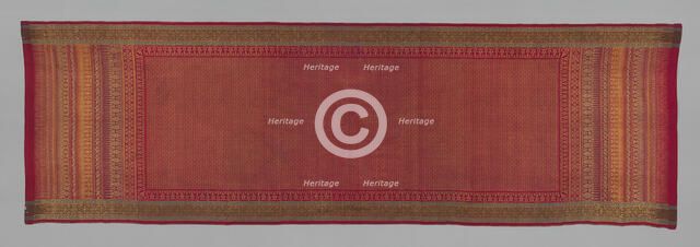 Sari, India, 19th century. Creator: Unknown.