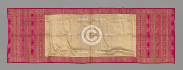 Sari, India, 19th century. Creator: Unknown.