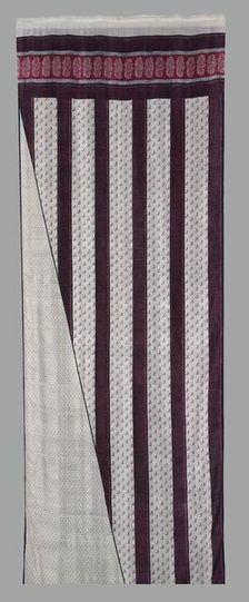 Sari, mid 1900s, before 1957. Creator: Unknown