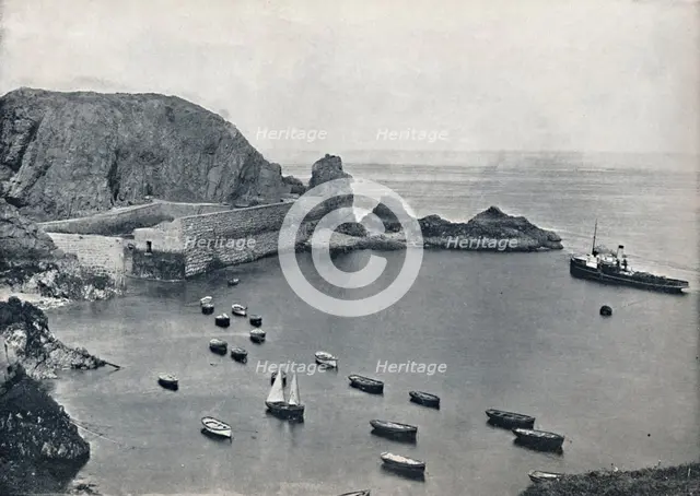 'Sark - Creux Harbour', 1895. Artist: Unknown.