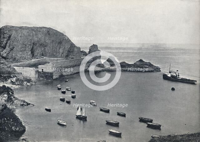 'Sark - Creux Harbour', 1895. Artist: Unknown.