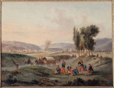 Sarrebruck after the battle, August 5, 1870. Creator: Gustave Boulanger