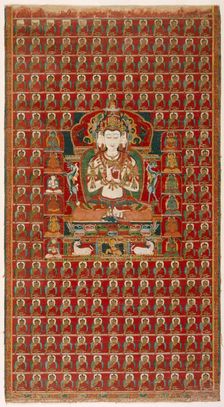 Sarvavid Vairochana, From a Set of the Five Jina Buddhas..., c.late 13th - early 14th cent. Creator: Anon