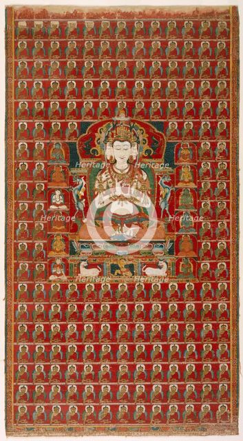Sarvavid Vairochana, From a Set of the Five Jina Buddhas..., c.late 13th - early 14th cent. Creator: Anon.