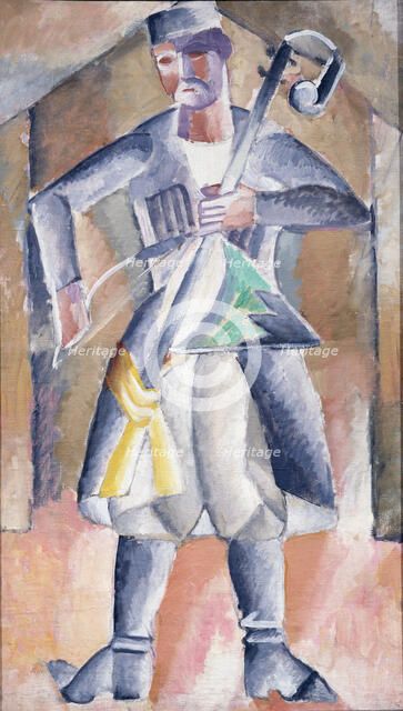 Sas-musician. Artist: Le Dantyu, Mikhail Vasilyevich (1891-1917)