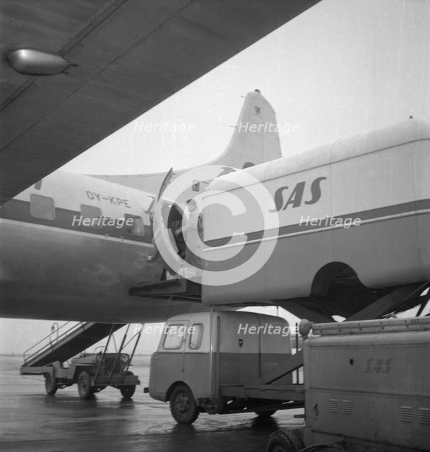 SAS kitchen, Bromma, Sweden, 1960.
 Creator: Unknown.