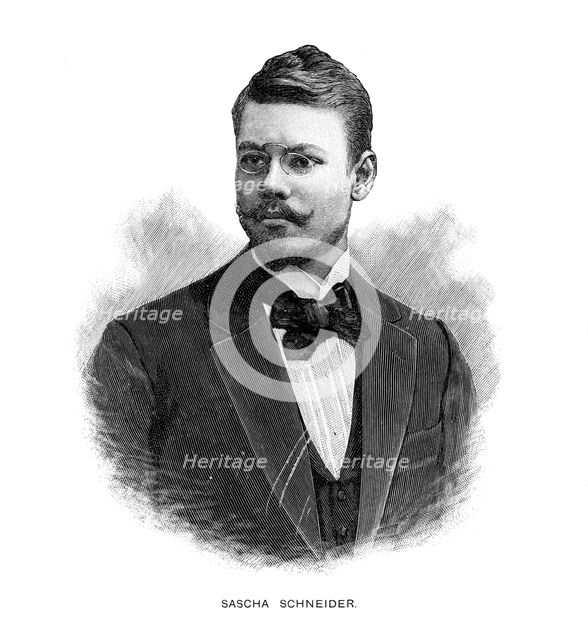 Sascha Schneider, German painter and printmaker, 1899. Artist: Unknown