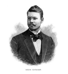Sascha Schneider, German painter and printmaker, 1899
