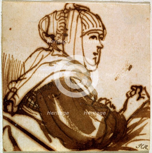 'Saskia', 1633-1634.  Artist: Rembrandt Harmensz van Rijn    