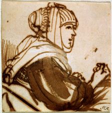 Saskia 1633-1634. Artist: Rembrandt Harmensz van Rijn