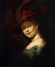 Saskia van Uylenburgh as girl, 1633. Creator: Rembrandt van Rhijn (1606-1669)