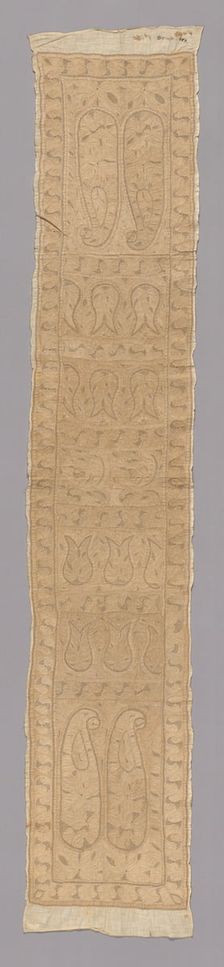 Sash, Iran, 1801/50. Creator: Unknown