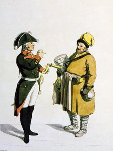 Sbiten vendor, 1799. Artist: Christian Gottfried Heinrich Geissler