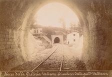 Sbocco della Galleria Valenza ed imbocco della galleria Vallerosa, October 1883. Creator: Achille Mauri