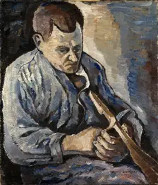 Sculptor, 1924. Creator: Vilho Lampi