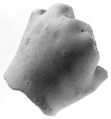 Sculptural Fragment: Left Hand, about 320 BC. Creator: Unknown