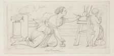 Sculpture, mid-19th century. Creator: Eugene Deveria