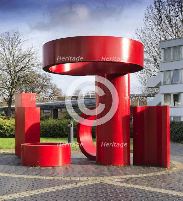 Sculpture outside the Rootes Building, University of Warwick, Coventry, Warwickshire, 2015. Artist: James O Davies.