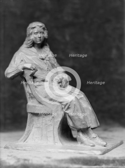 Sculpture of Mrs. I. Dallett, 1914 May 28. Creator: Arnold Genthe.