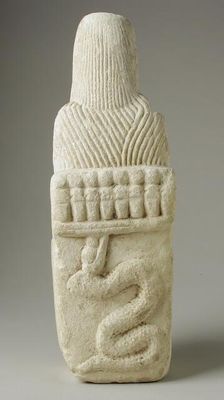 Sculpture of a Mother and Child, Late Roman Period-Early Coptic Period (200-400 CE) or modern. Creator: Unknown