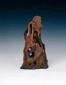 Sculpture of a mountain with monkeys, Qing dynasty, China, 18th century. Creator: Unknown