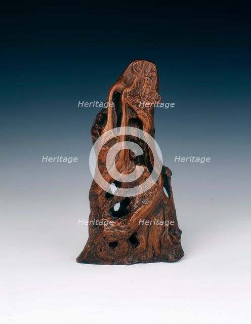 Sculpture of a mountain with monkeys, Qing dynasty, China, 18th century. Creator: Unknown.