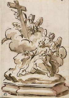 Sculpture of Apotheosis of a Saint, n.d. Creator: Correggio