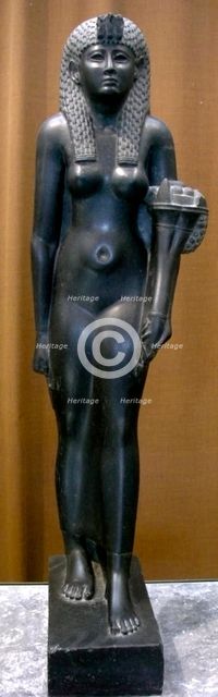 Sculpture of Cleopatra, Third century BC.  Creator: Ancient Egypt.