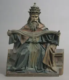 Sculpture of God The Father from Frame, French, late 15th century. Creator: Unknown