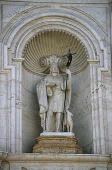 Sculpture of John the Baptist, Chiva, province of Valencia, Spain, 1777 (2001). Creator: LTL