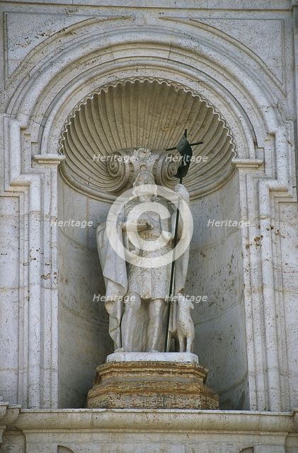 Sculpture of John the Baptist, Chiva, province of Valencia, Spain, 1777 (2001). Creator: LTL.