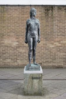 Sculpture of the sculptor Elisabeth Frink by Frederick Edward McWilliam, Harlow, Essex, 2015. Artist: Steven Baker