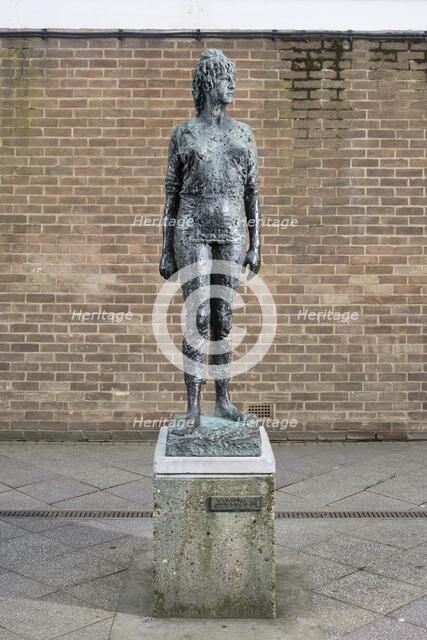 Sculpture of the sculptor Elisabeth Frink by Frederick Edward McWilliam, Harlow, Essex, 2015. Artist: Steven Baker.