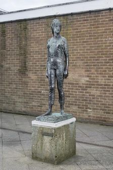 Sculpture of the sculptor Elisabeth Frink by Frederick Edward McWilliam, Harlow, Essex, 2015. Artist: Steven Baker