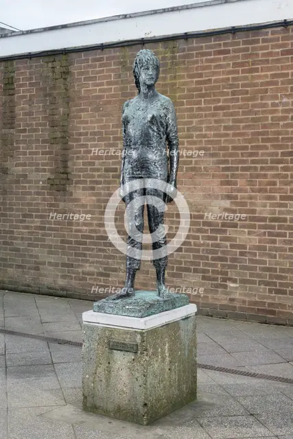 Sculpture of the sculptor Elisabeth Frink by Frederick Edward McWilliam, Harlow, Essex, 2015. Artist: Steven Baker.