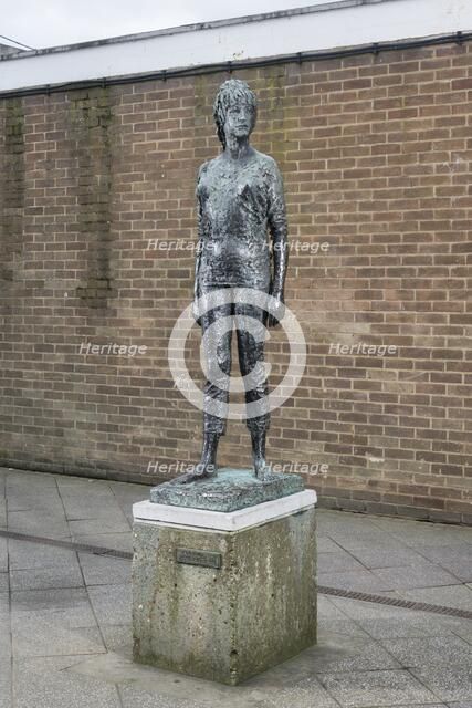 Sculpture of the sculptor Elisabeth Frink by Frederick Edward McWilliam, Harlow, Essex, 2015. Artist: Steven Baker.