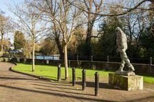 Sculpture of Welsh artist Augustus John by Ivor Robert-Jones, Fordingbridge, Hampshire, 2015. Artist: Steven Baker