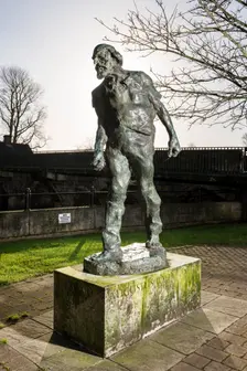 Sculpture of Welsh artist Augustus John by Ivor Robert-Jones, Fordingbridge, Hampshire, 2015. Artist: Steven Baker