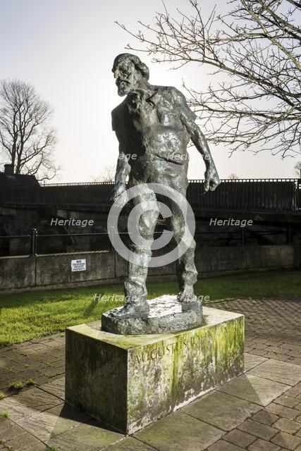 Sculpture of Welsh artist Augustus John by Ivor Robert-Jones, Fordingbridge, Hampshire, 2015. Artist: Steven Baker.