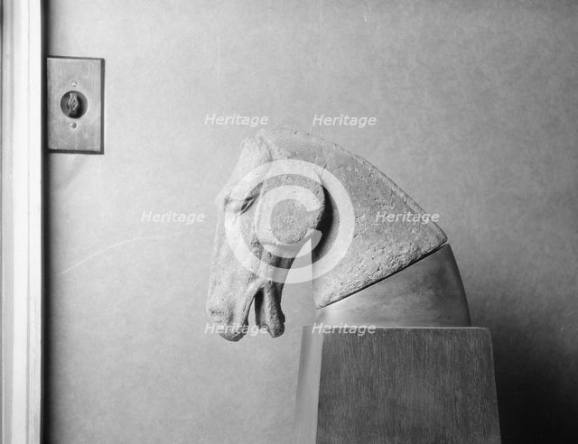 Sculpture belonging to Albert Rothbart, between 1925 and 1935. Creator: Arnold Genthe.