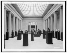 Sculpture court, Toledo Museum of Art, c.between 1910 and 1920. Creator: Unknown