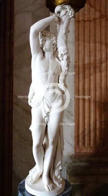 Sculpture Lamp in the Vestibule of Kuskovo Palace, c. 1780. Artist: Just, Johann (active 1770-1780s)
