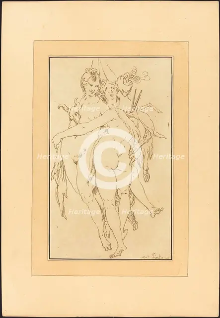 Sculpture, Painting, Architecture, published 1782. Creator: Johann Gottlieb Prestel.