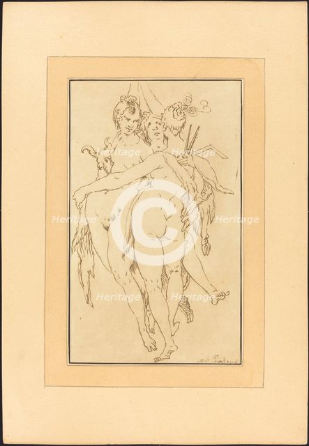 Sculpture, Painting, Architecture, published 1782. Creator: Johann Gottlieb Prestel.