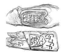 Sculptured stones of Loc-Maria-Ker, 1871. Creator: Unknown