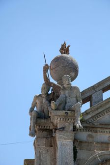 Sculptures in Evora, Portugal, 2009. Creator: Samuel Magal
